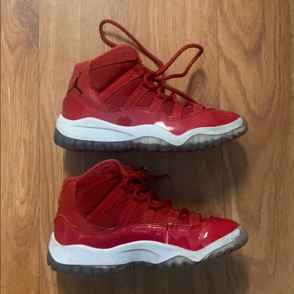 jordan 11 red kids